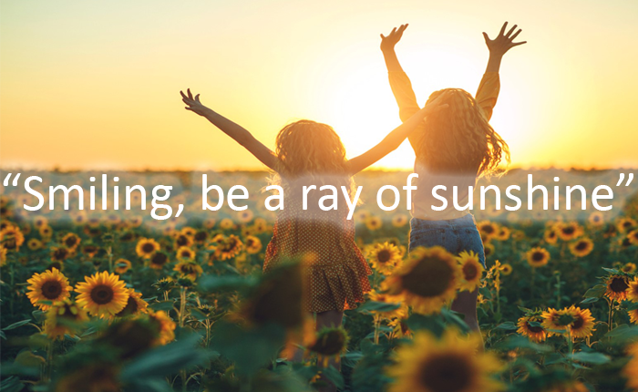Children’s Wellbeing – “Smiling, be a ray of sunshine”